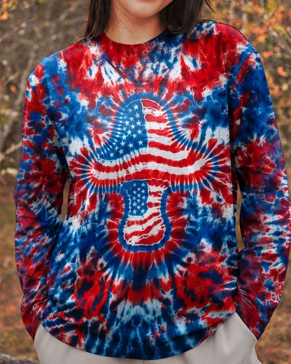RED WHITE AND BLUE MUSHROOM ALL OVER PRINT - TYLN0104262
