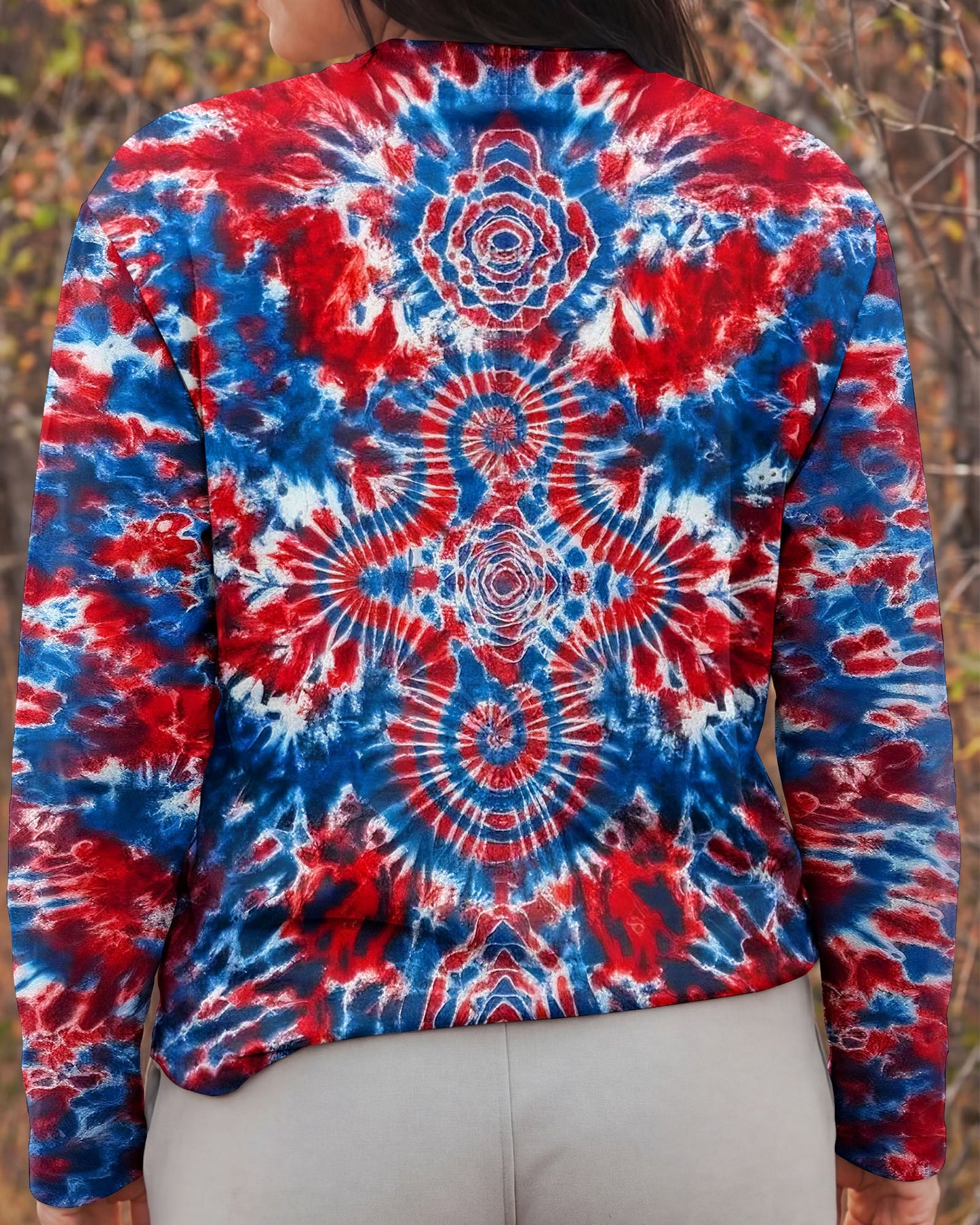 RED WHITE AND BLUE MUSHROOM ALL OVER PRINT - TYLN0104262