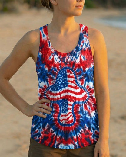 RED WHITE AND BLUE MUSHROOM ALL OVER PRINT - TYLN0104262