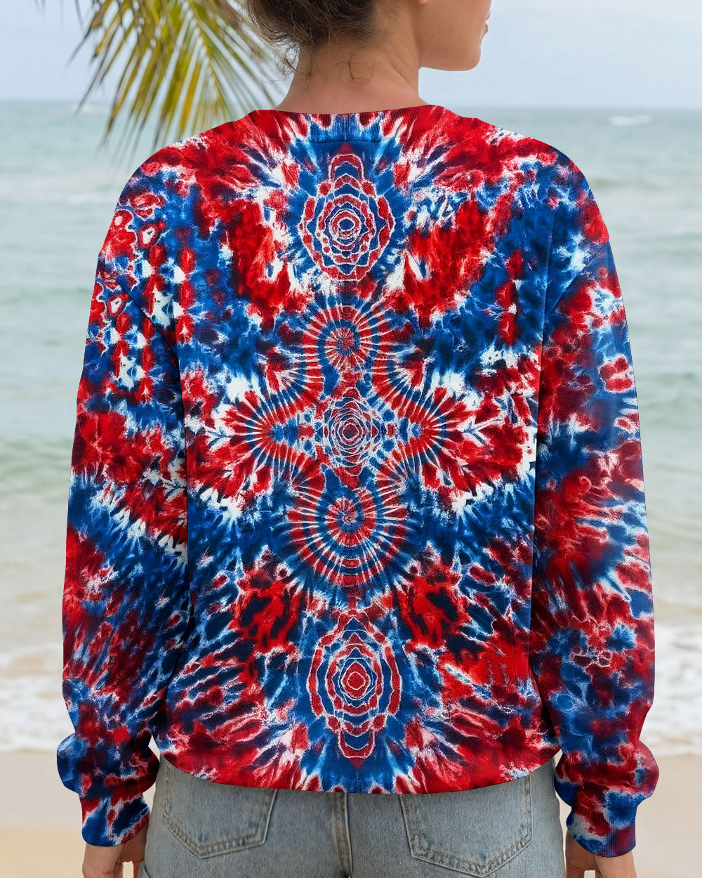 RED WHITE AND BLUE MUSHROOM ALL OVER PRINT - TYLN0104262