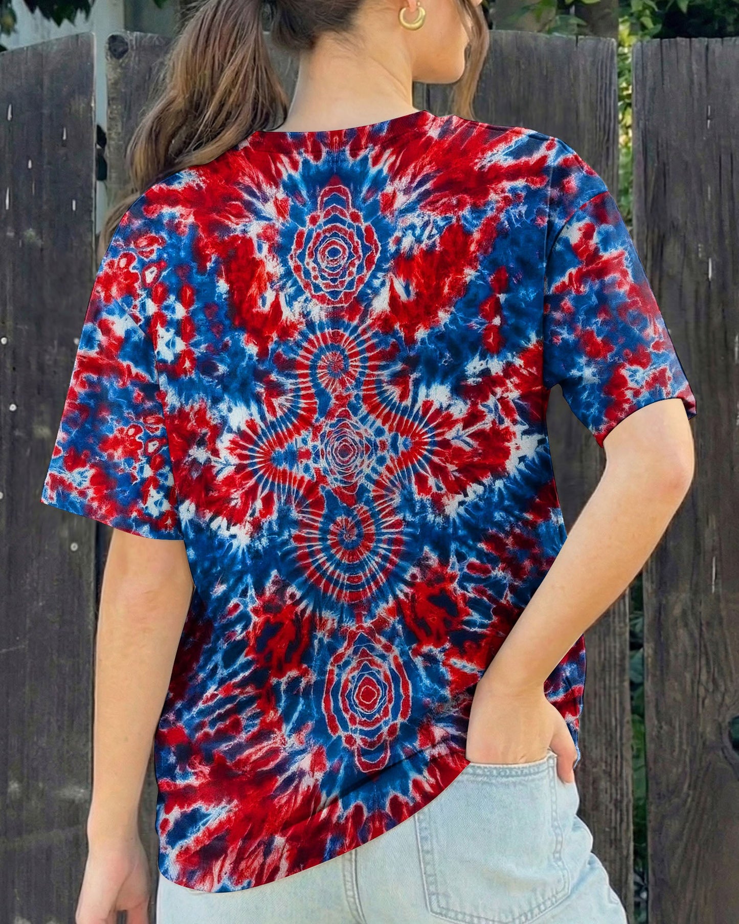 RED WHITE AND BLUE MUSHROOM ALL OVER PRINT - TYLN0104262