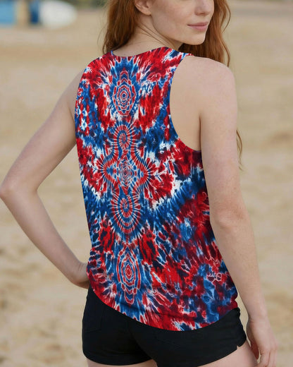 RED WHITE AND BLUE MUSHROOM ALL OVER PRINT - TYLN0104262