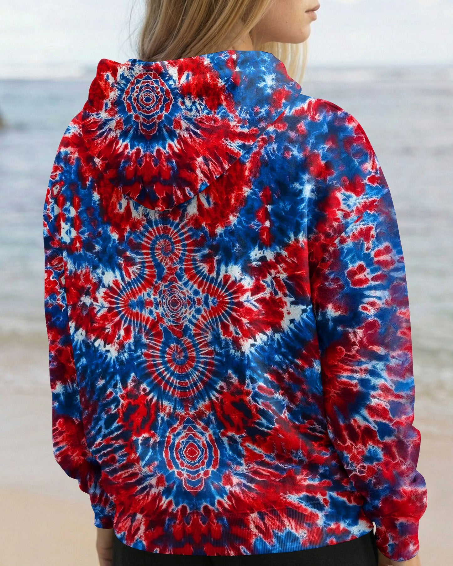 RED WHITE AND BLUE MUSHROOM ALL OVER PRINT - TYLN0104262