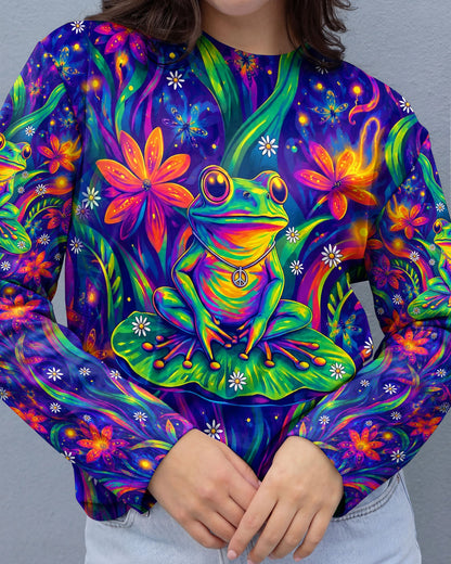 BE YOU THE WORLD WILL ADJUST FROG ALL OVER PRINT - TYLN0506261
