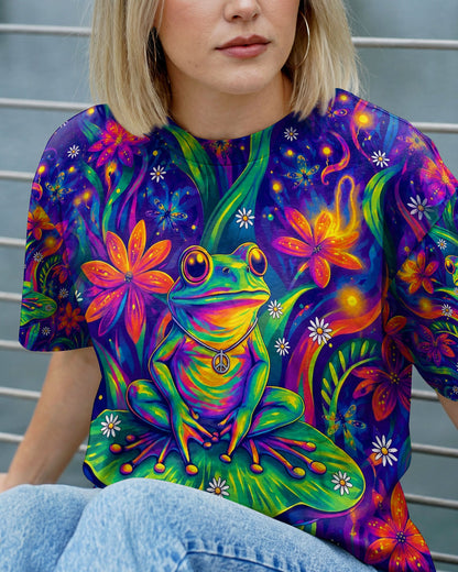 BE YOU THE WORLD WILL ADJUST FROG ALL OVER PRINT - TYLN0506261