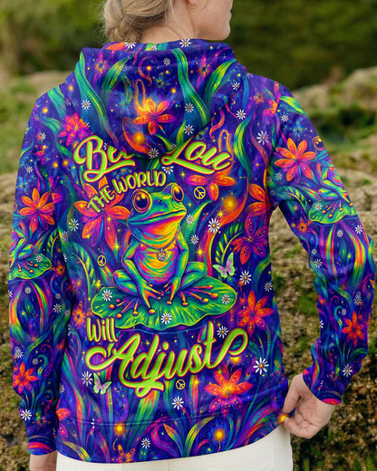 BE YOU THE WORLD WILL ADJUST FROG ALL OVER PRINT - TYLN0506261