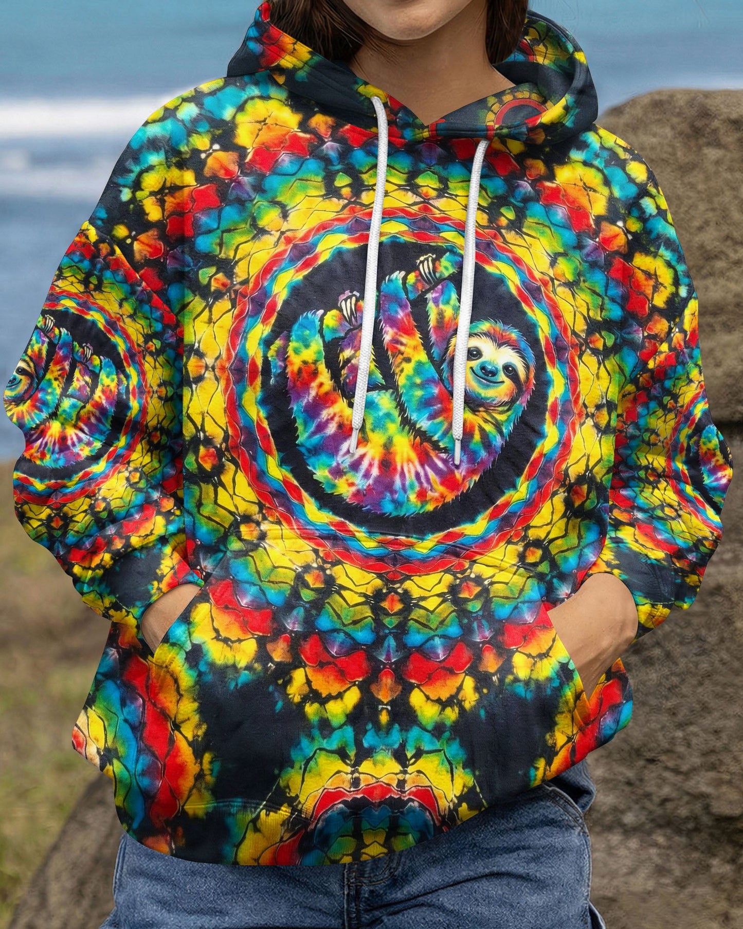 COLORFUL SLOTH ALL OVER PRINT - TYLN0704263