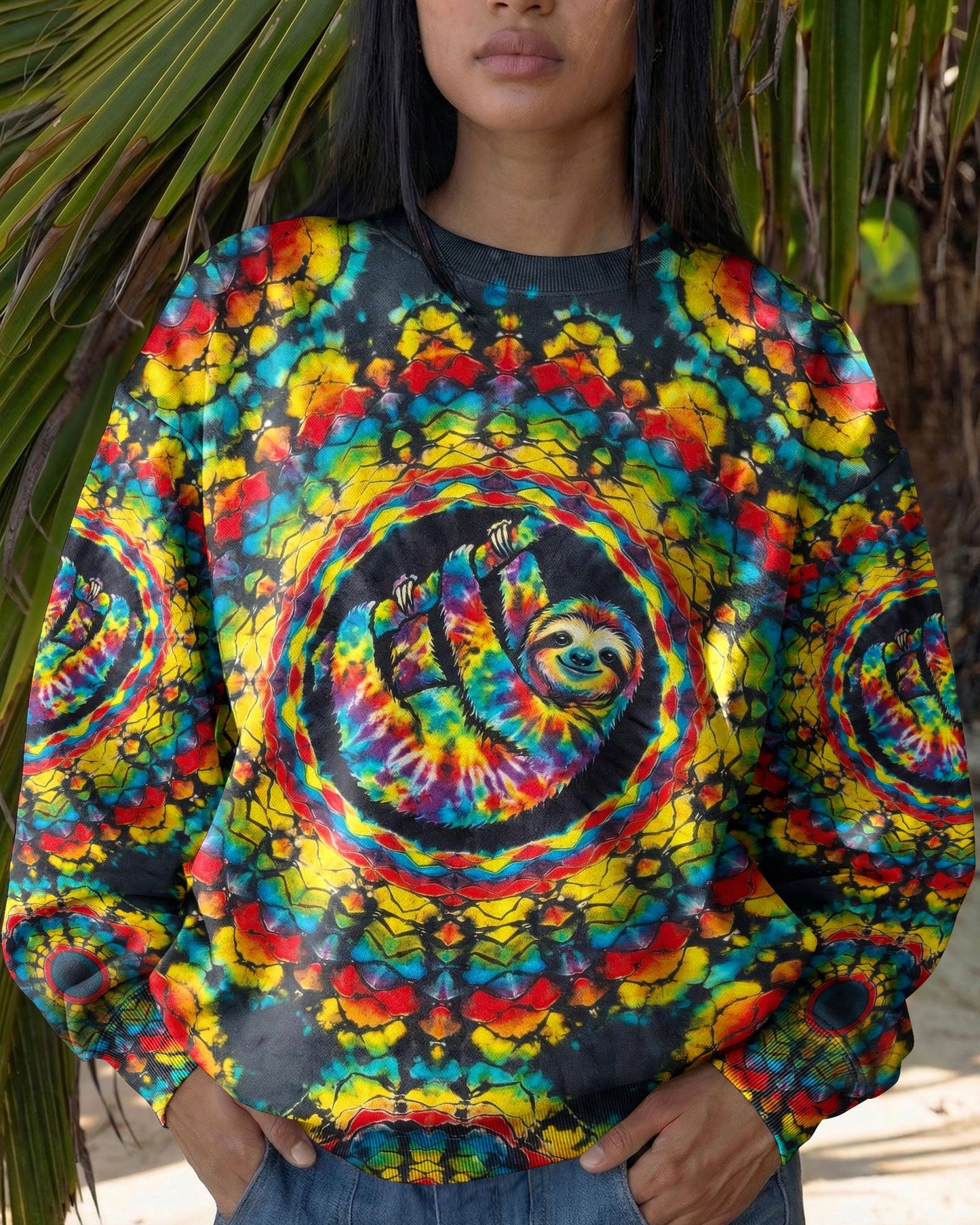 COLORFUL SLOTH ALL OVER PRINT - TYLN0704263