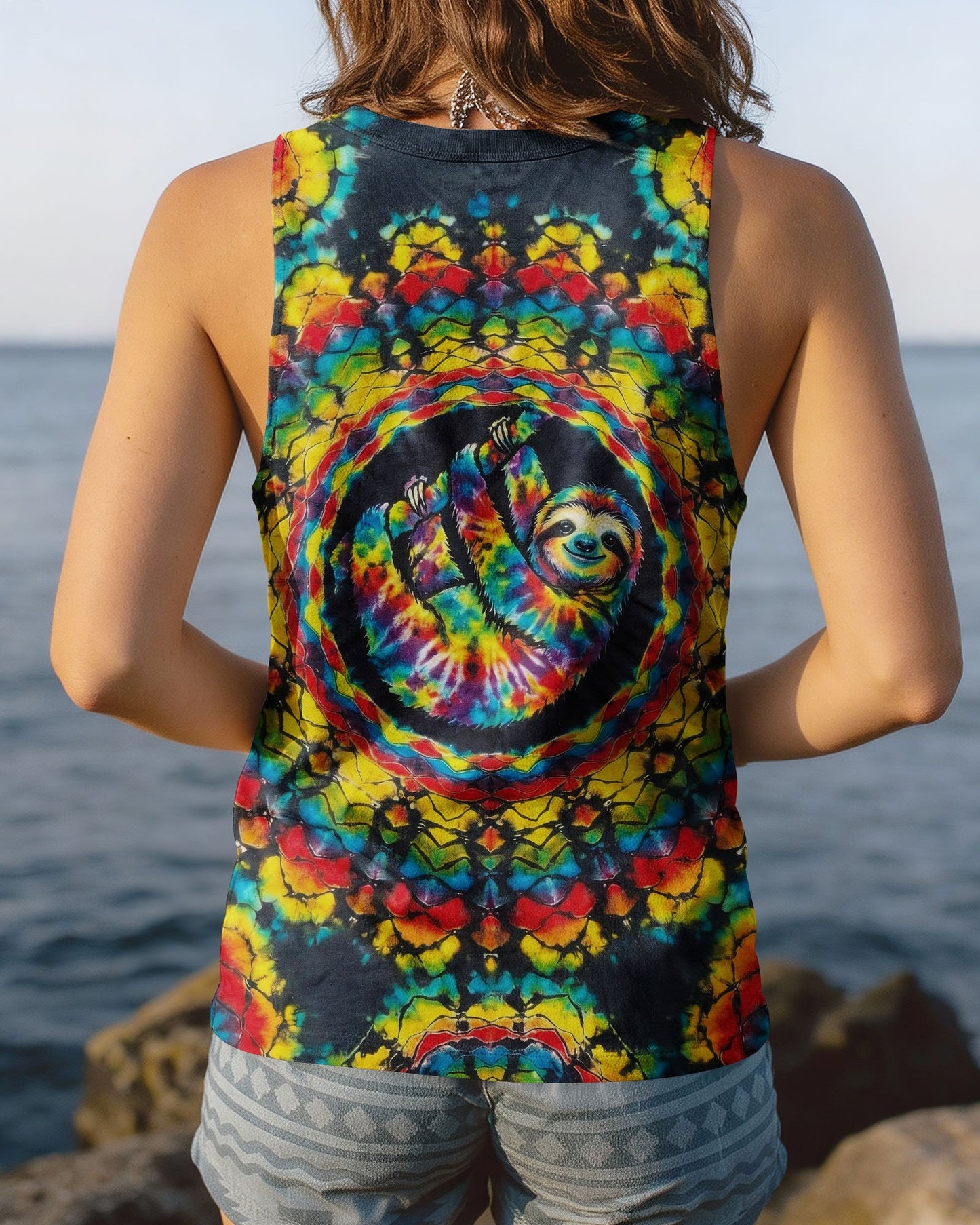 COLORFUL SLOTH ALL OVER PRINT - TYLN0704263