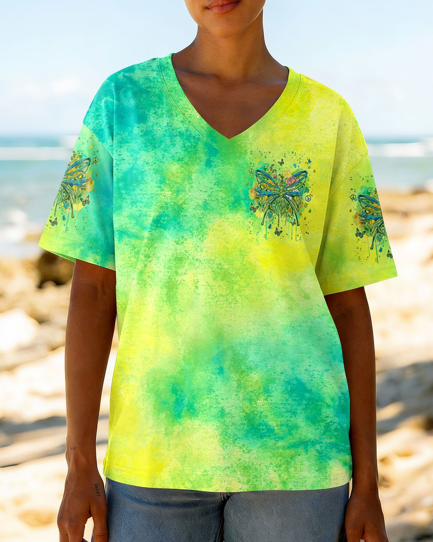 JUST BREATHE BUTTERFLY ALL OVER PRINT - TYLN0705261
