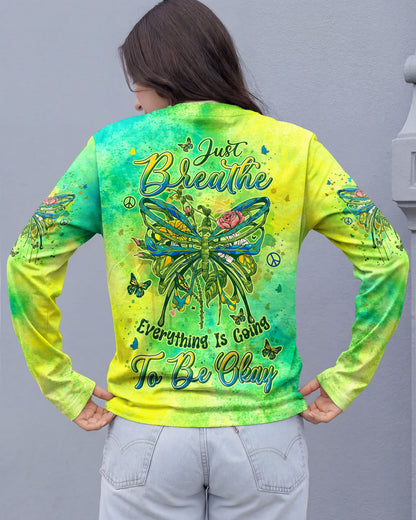 JUST BREATHE BUTTERFLY ALL OVER PRINT - TYLN0705261