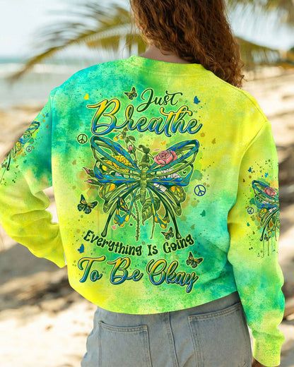 JUST BREATHE BUTTERFLY ALL OVER PRINT - TYLN0705261
