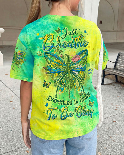 JUST BREATHE BUTTERFLY ALL OVER PRINT - TYLN0705261