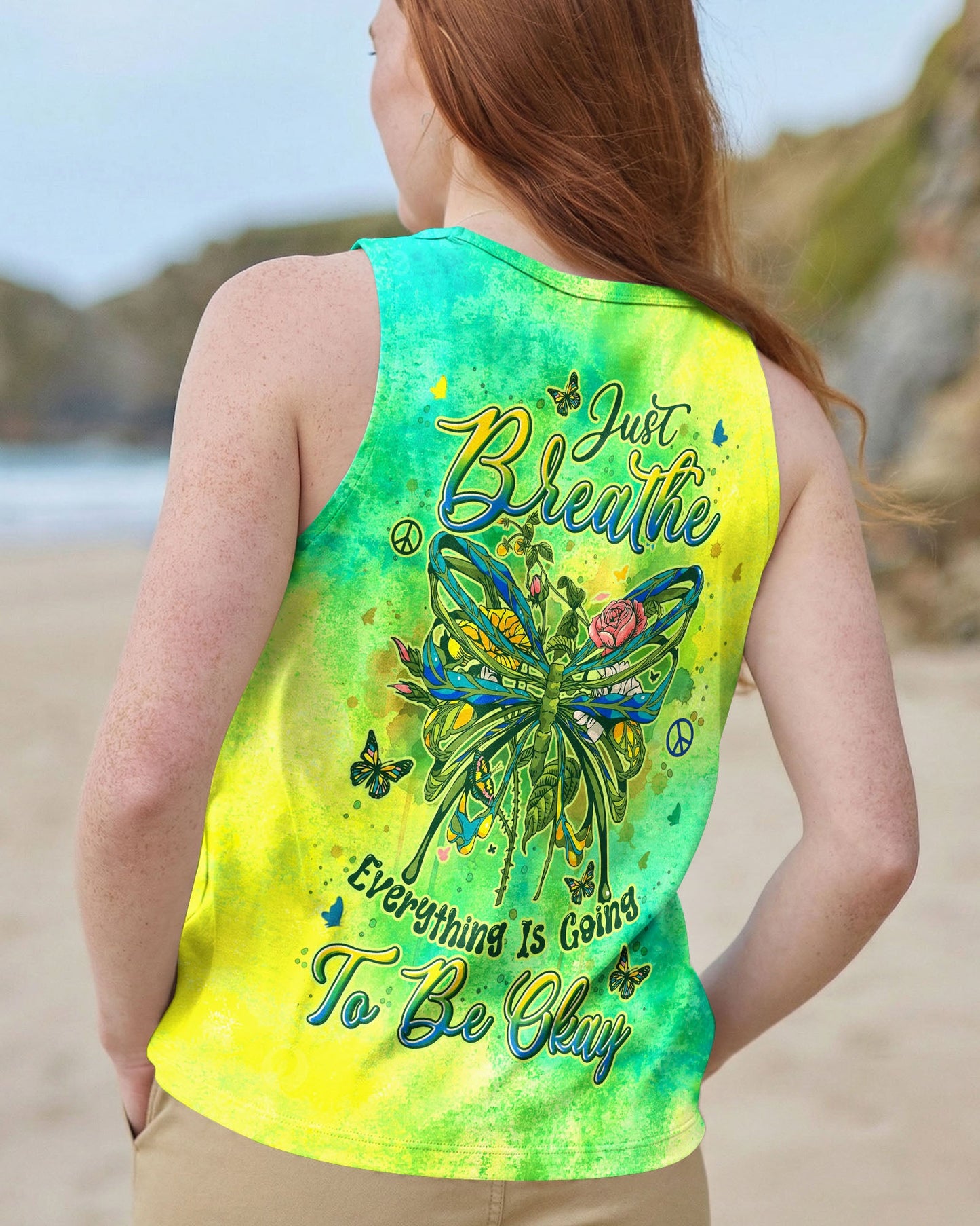 JUST BREATHE BUTTERFLY ALL OVER PRINT - TYLN0705261