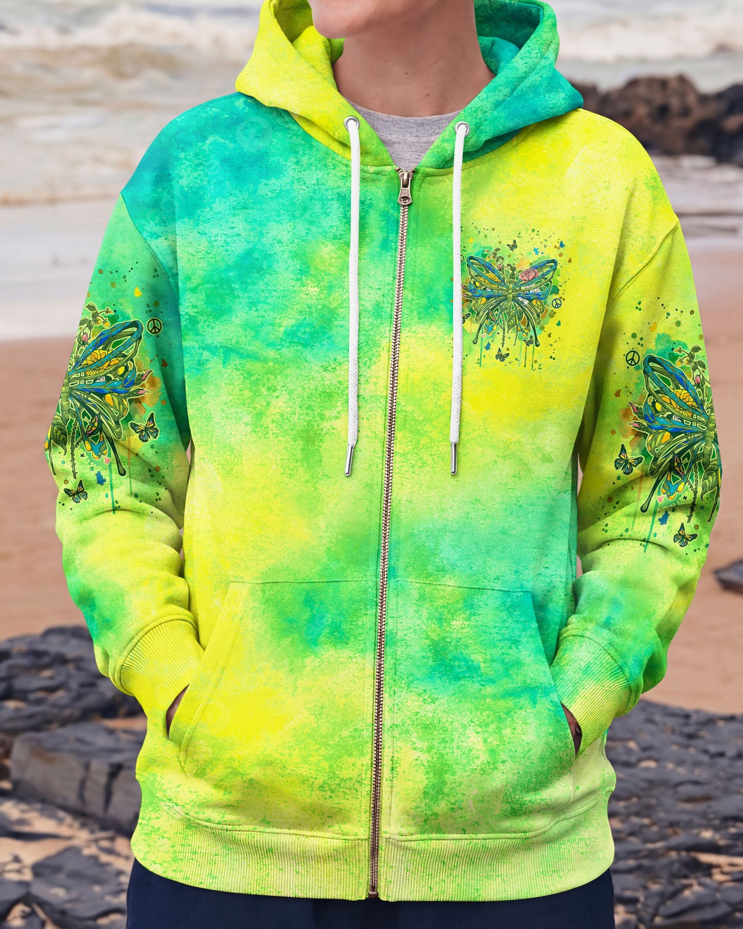 JUST BREATHE BUTTERFLY ALL OVER PRINT - TYLN0705261