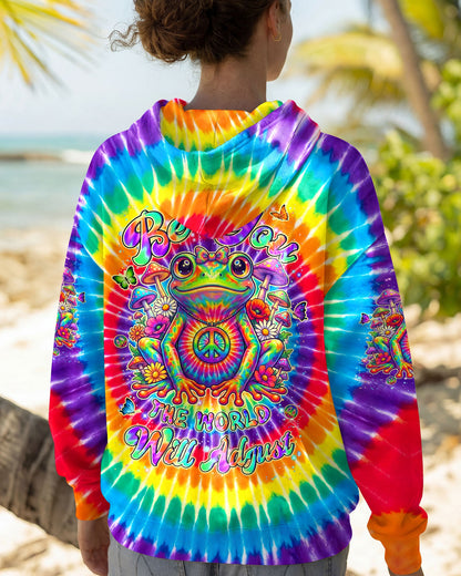 BE YOU THE WORLD WILL ADJUST FROG COLORFUL ALL OVER PRINT - TYLN1105262