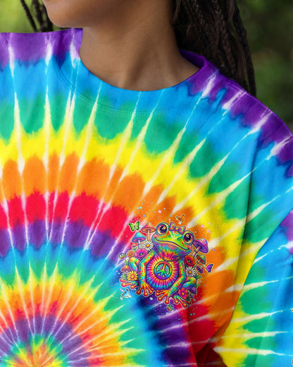 BE YOU THE WORLD WILL ADJUST FROG COLORFUL ALL OVER PRINT - TYLN1105262