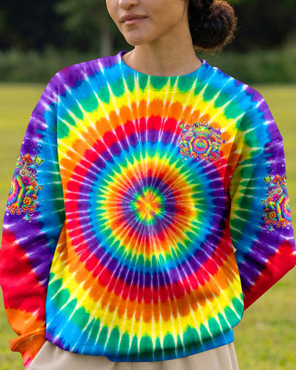 BE YOU THE WORLD WILL ADJUST FROG COLORFUL ALL OVER PRINT - TYLN1105262