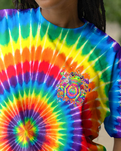 BE YOU THE WORLD WILL ADJUST FROG COLORFUL ALL OVER PRINT - TYLN1105262