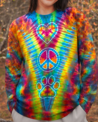 PEACE HEART PAW COLORFUL ALL OVER PRINT - TYLN1404262