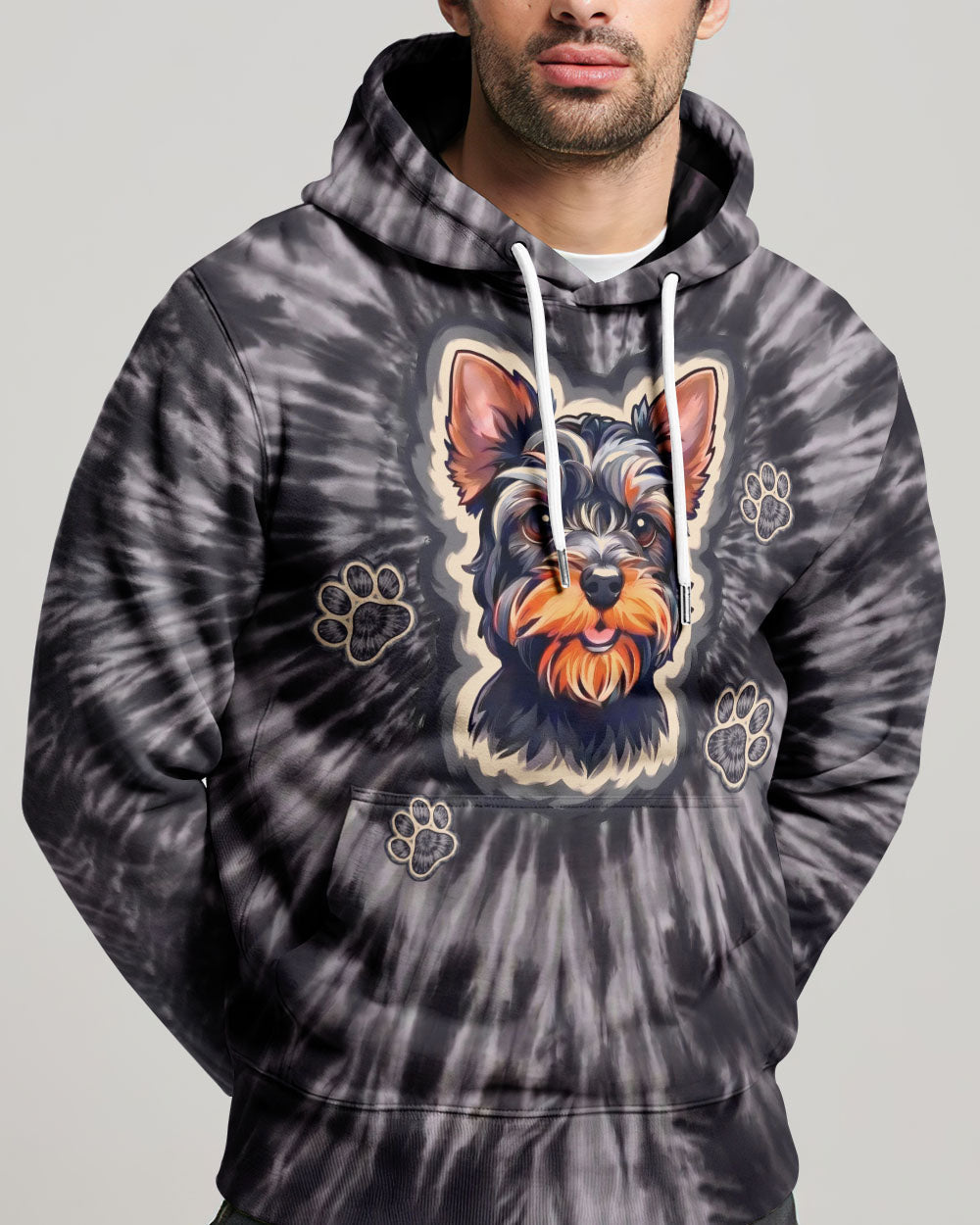 SMOKY YORKIE DOG VIBES ALL OVER PRINT - TYLN1405261