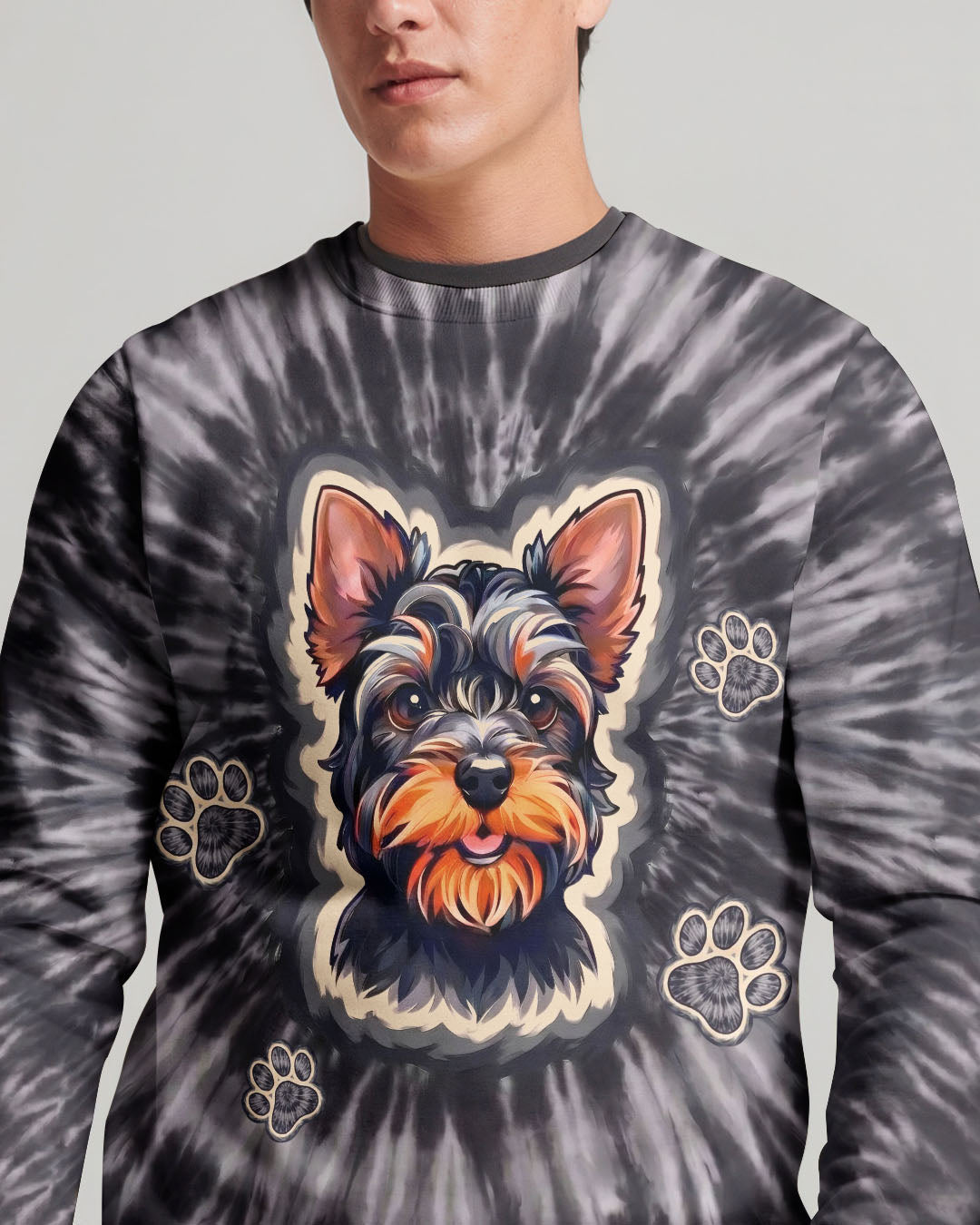 SMOKY YORKIE DOG VIBES ALL OVER PRINT - TYLN1405261