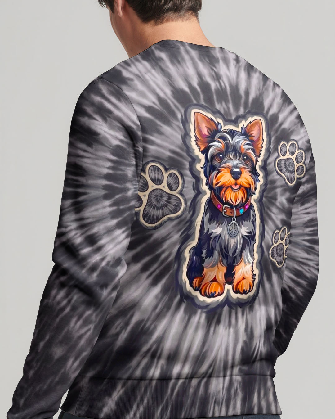 SMOKY YORKIE DOG VIBES ALL OVER PRINT - TYLN1405261