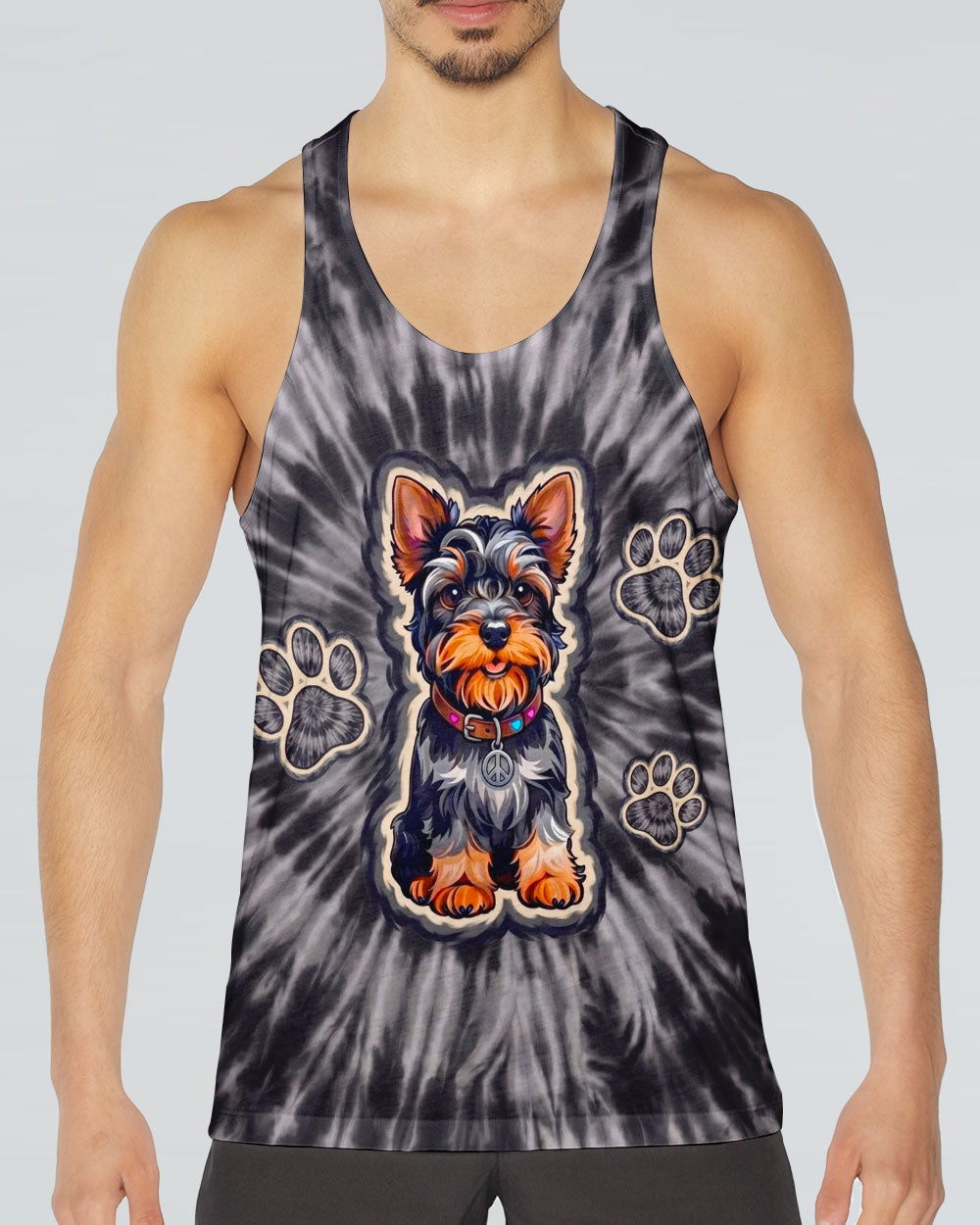 SMOKY YORKIE DOG VIBES ALL OVER PRINT - TYLN1405261