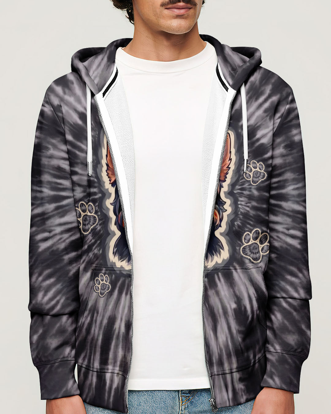 SMOKY YORKIE DOG VIBES ALL OVER PRINT - TYLN1405261