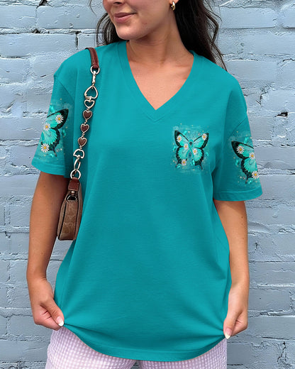 IN SEPTEMBER WE WEAR TEAL OVARIAN CANCER AWARENESS ALL OVER PRINT - TYLN1407262
