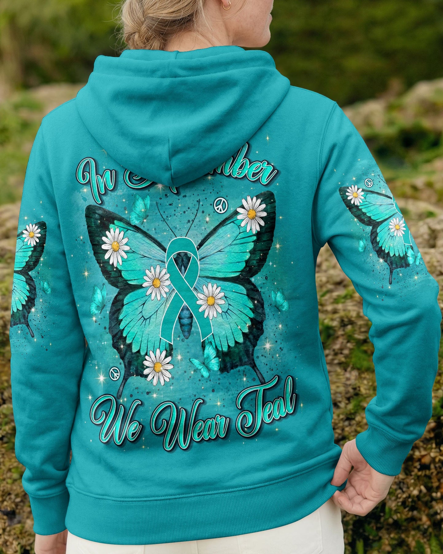 IN SEPTEMBER WE WEAR TEAL OVARIAN CANCER AWARENESS ALL OVER PRINT - TYLN1407262