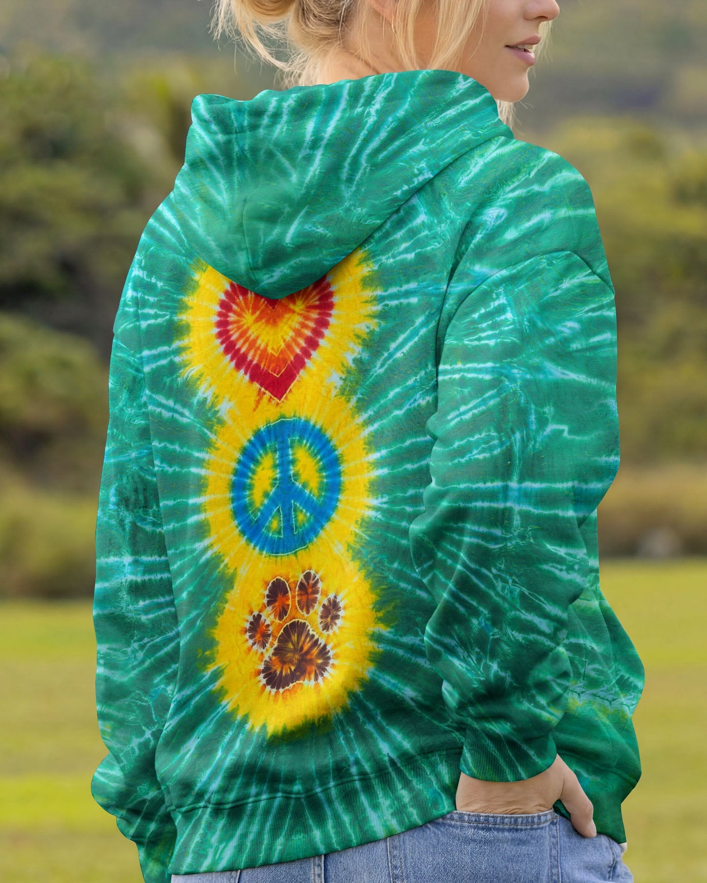 PEACE LOVE PAW ALL OVER PRINT - TYLN2204261