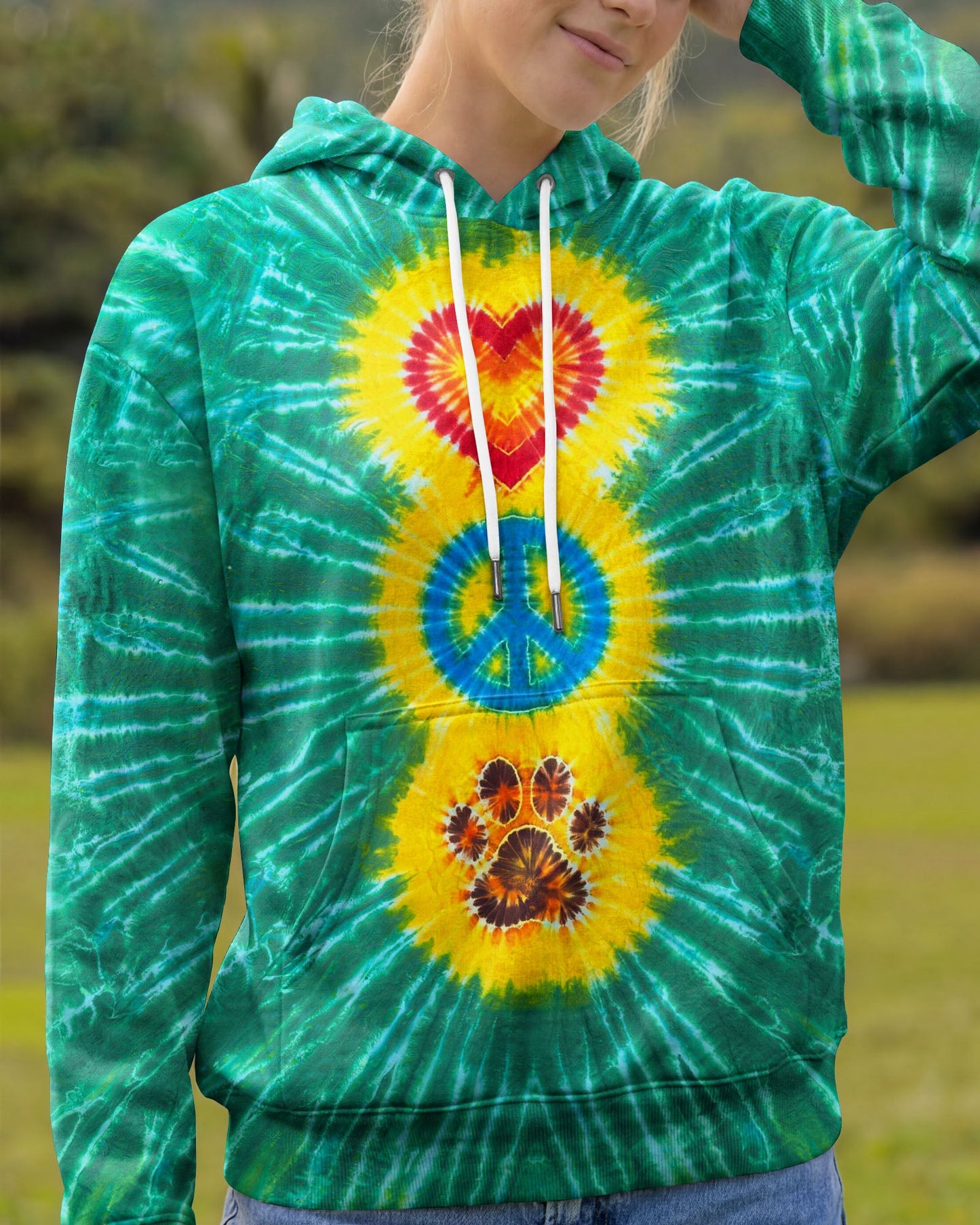 PEACE LOVE PAW ALL OVER PRINT - TYLN2204261