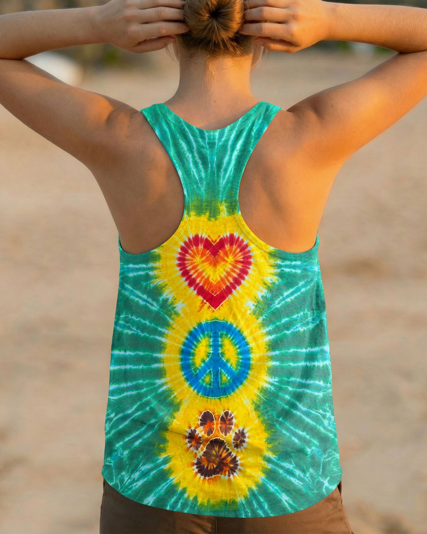 PEACE LOVE PAW ALL OVER PRINT - TYLN2204261
