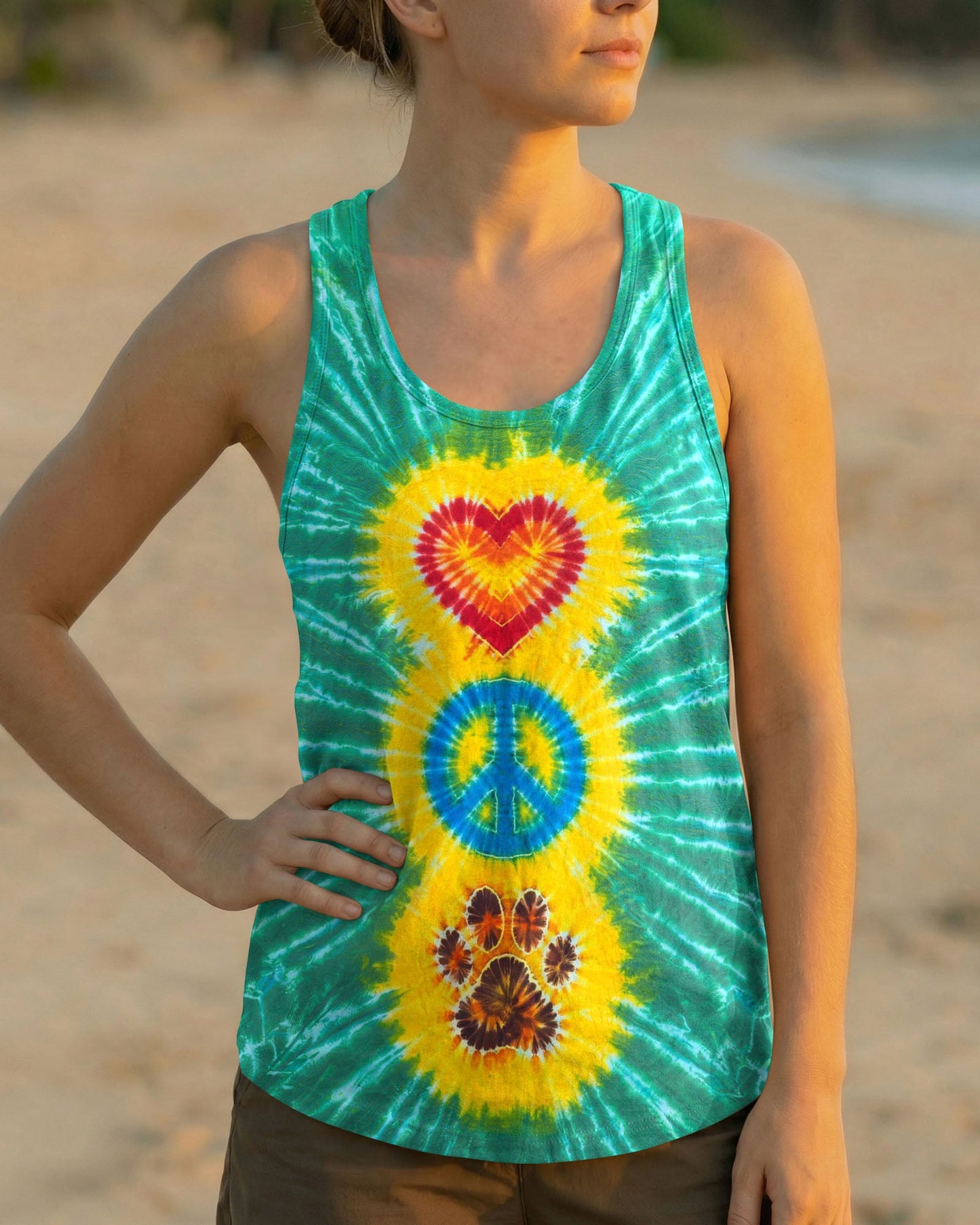 PEACE LOVE PAW ALL OVER PRINT - TYLN2204261