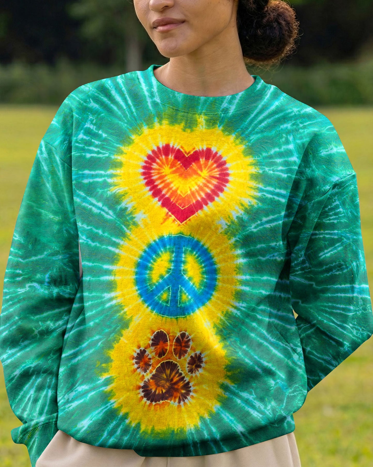PEACE LOVE PAW ALL OVER PRINT - TYLN2204261