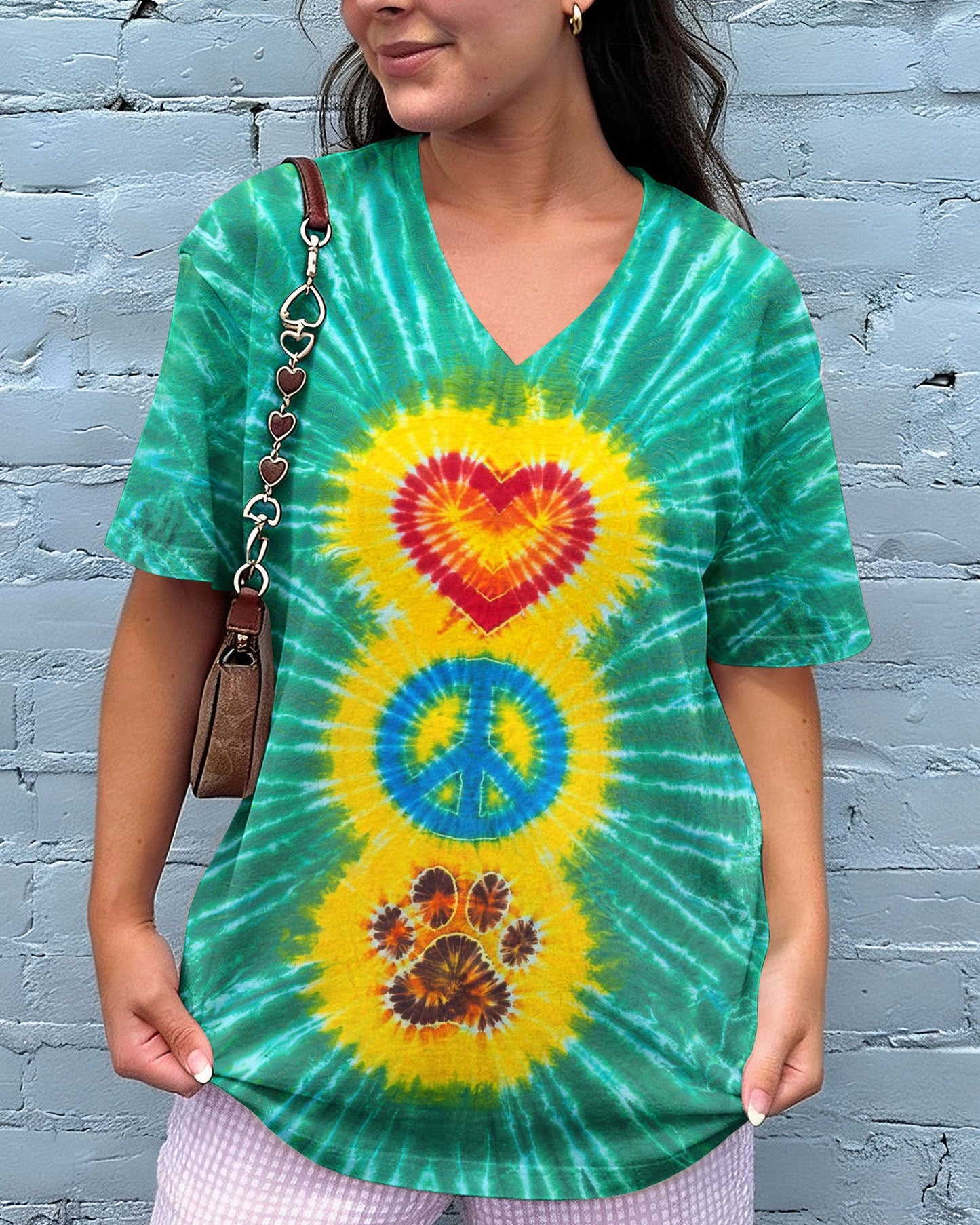 PEACE LOVE PAW ALL OVER PRINT - TYLN2204261