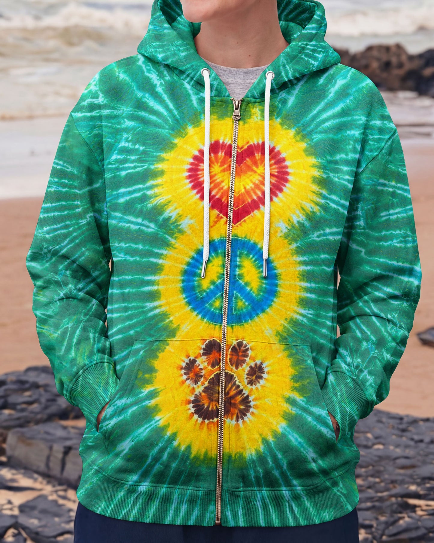 PEACE LOVE PAW ALL OVER PRINT - TYLN2204261
