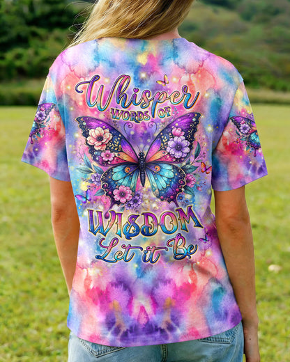 WHISPER WORDS OF WISDOM LET IT BE BUTTERFLY ALL OVER PRINT - TYLN2506261