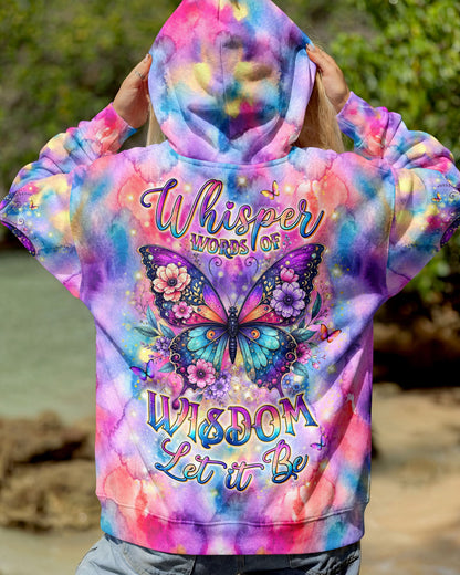 WHISPER WORDS OF WISDOM LET IT BE BUTTERFLY ALL OVER PRINT - TYLN2506261