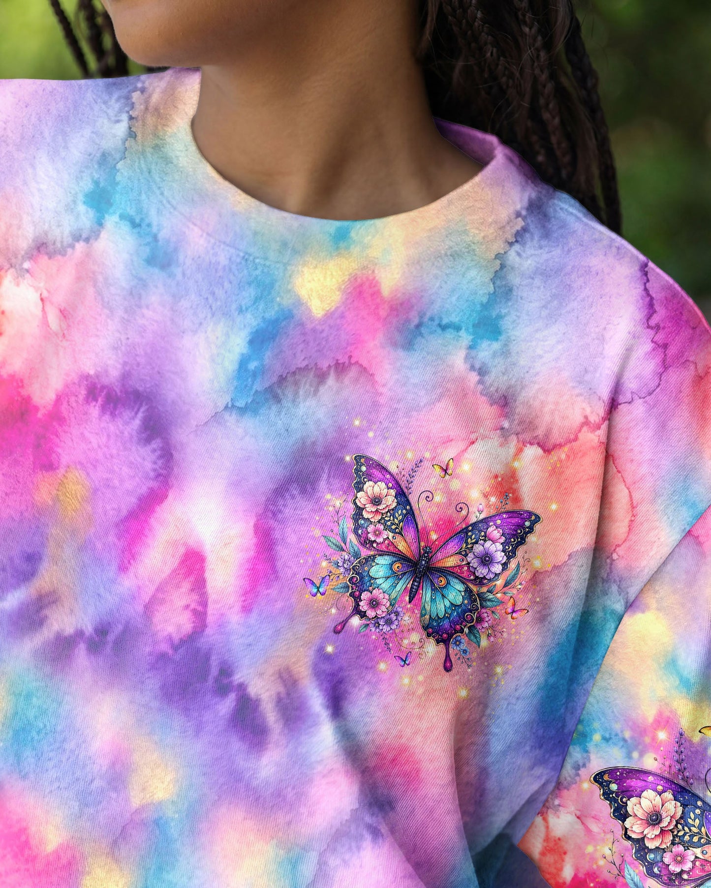 WHISPER WORDS OF WISDOM LET IT BE BUTTERFLY ALL OVER PRINT - TYLN2506261