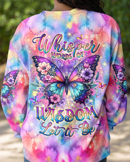 WHISPER WORDS OF WISDOM LET IT BE BUTTERFLY ALL OVER PRINT - TYLN2506261