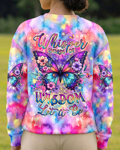 WHISPER WORDS OF WISDOM LET IT BE BUTTERFLY ALL OVER PRINT - TYLN2506261