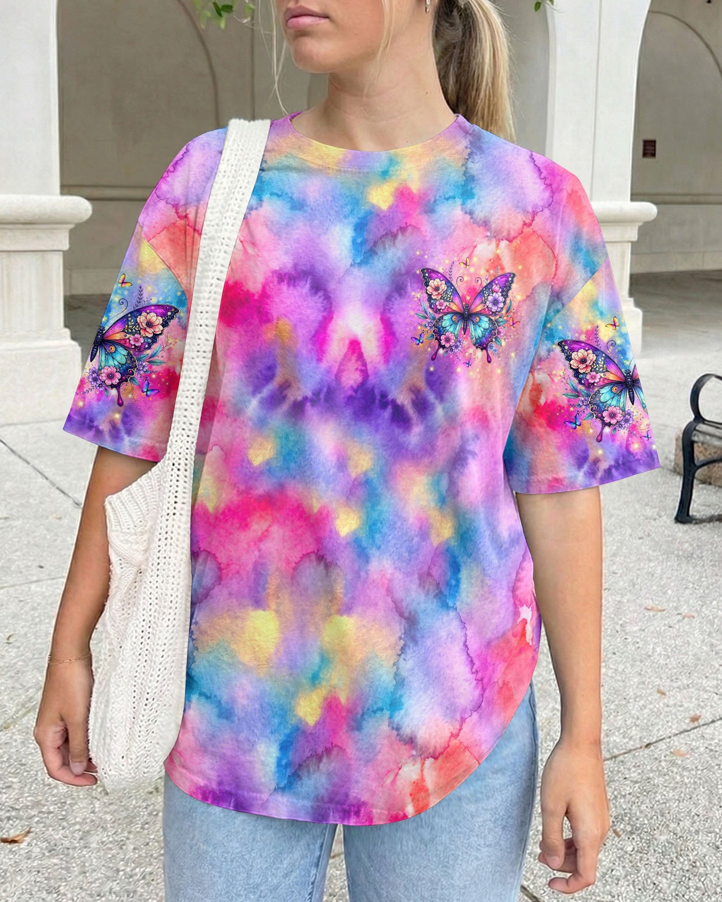 WHISPER WORDS OF WISDOM LET IT BE BUTTERFLY ALL OVER PRINT - TYLN2506261