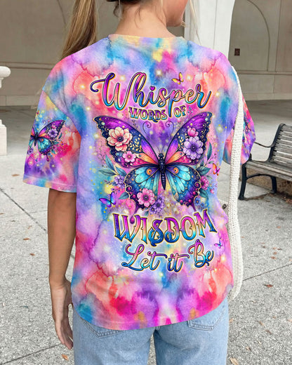 WHISPER WORDS OF WISDOM LET IT BE BUTTERFLY ALL OVER PRINT - TYLN2506261
