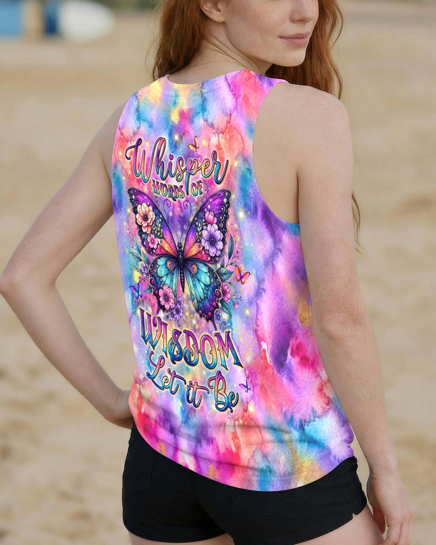 WHISPER WORDS OF WISDOM LET IT BE BUTTERFLY ALL OVER PRINT - TYLN2506261