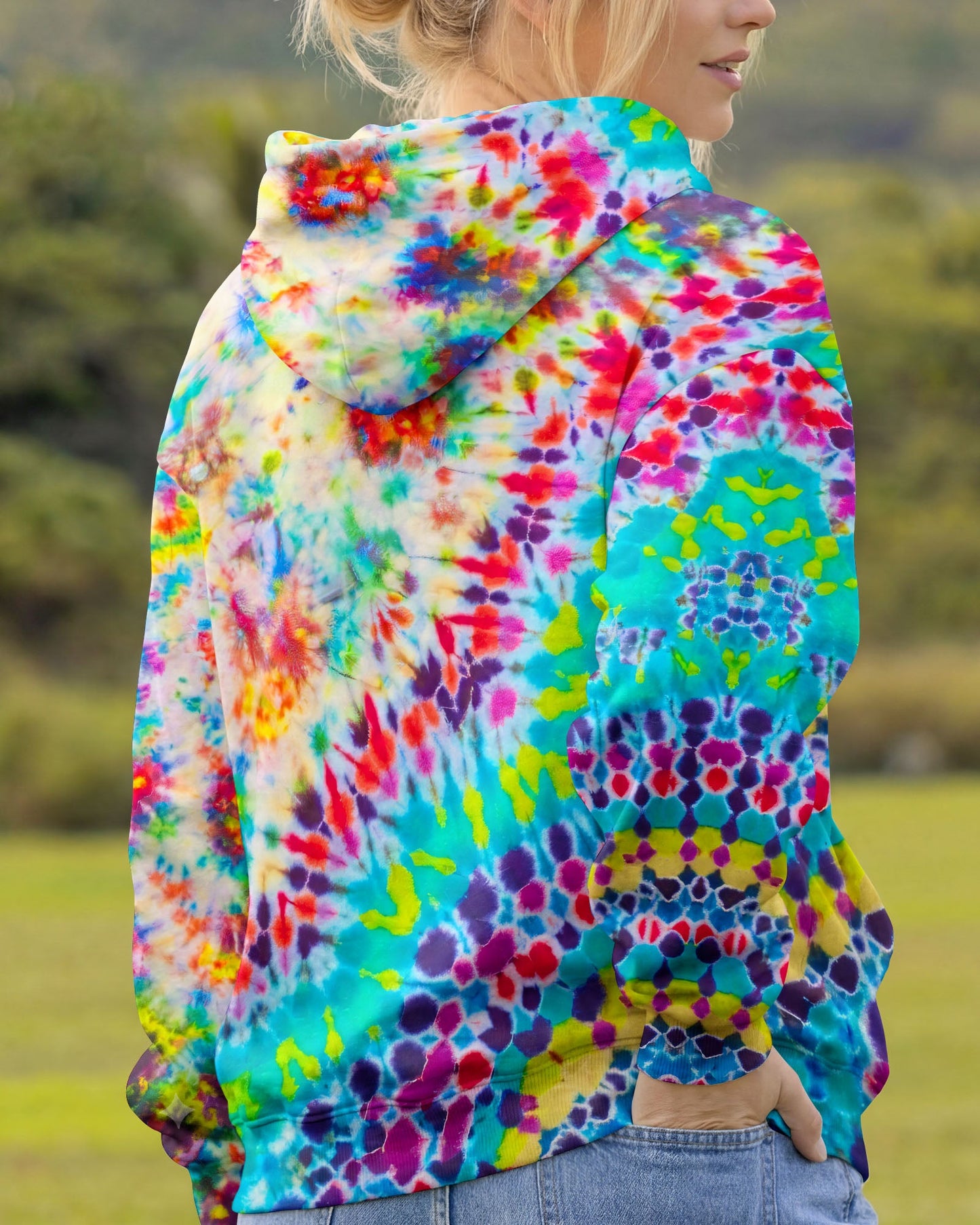 MANDALA HEART COLORFUL ALL OVER PRINT - TYPQ0304262