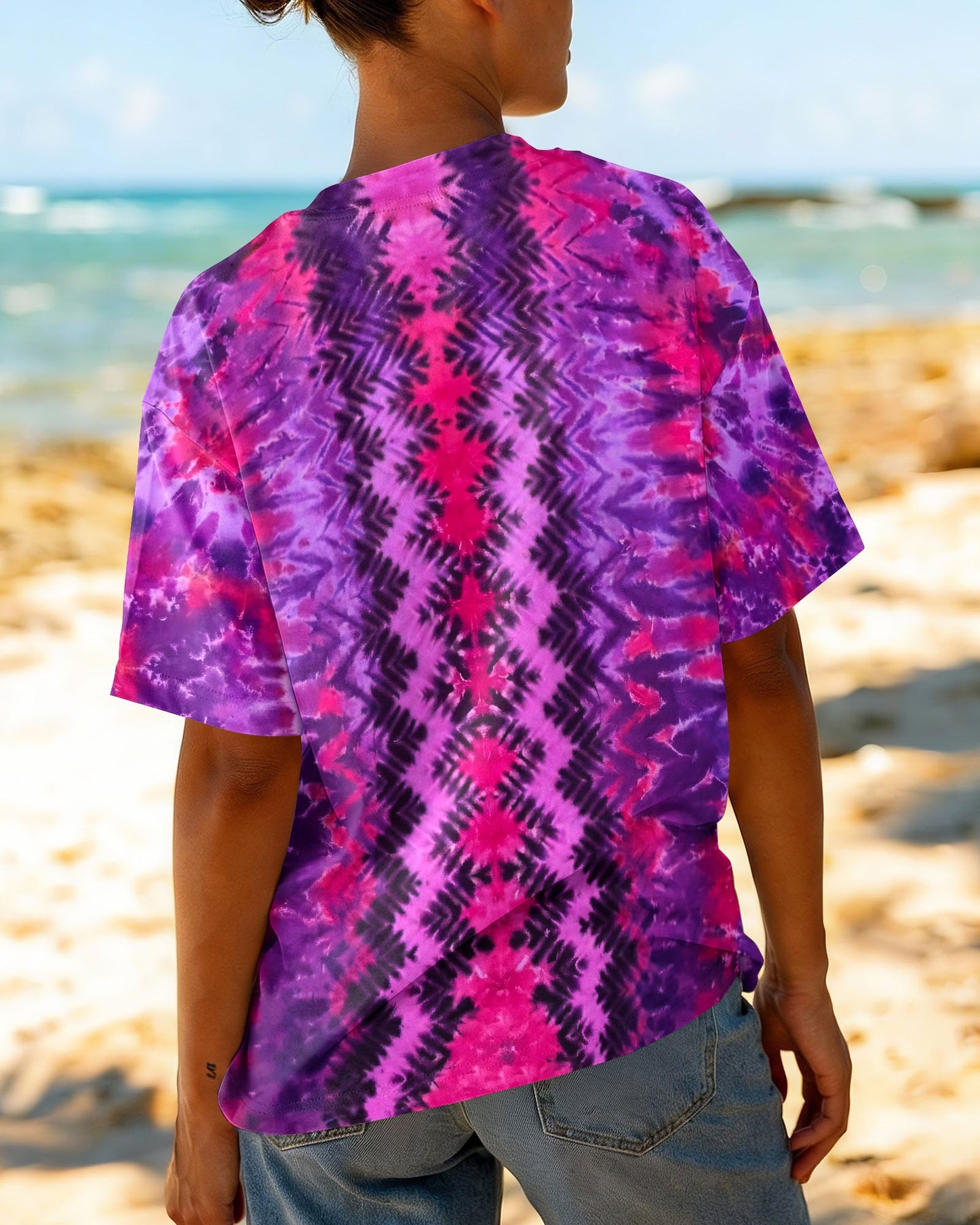 PURPLE PINK MANDALA HEART ALL OVER PRINT - TYPQ0604062