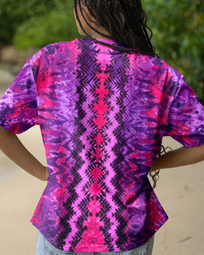 PURPLE PINK MANDALA HEART ALL OVER PRINT - TYPQ0604062