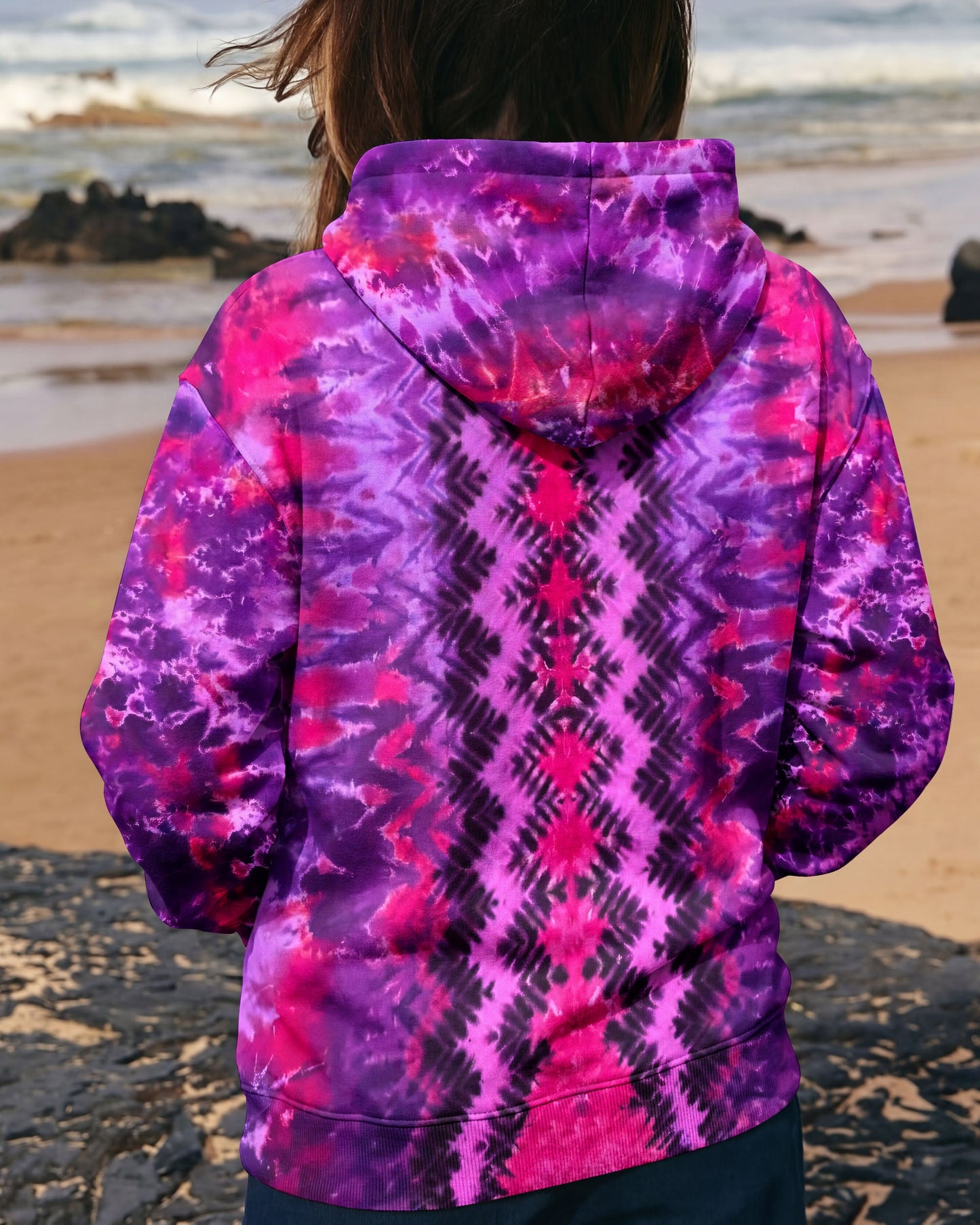 PURPLE PINK MANDALA HEART ALL OVER PRINT - TYPQ0604062